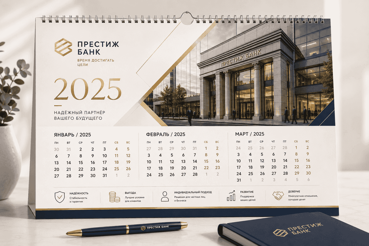 Календари для банков