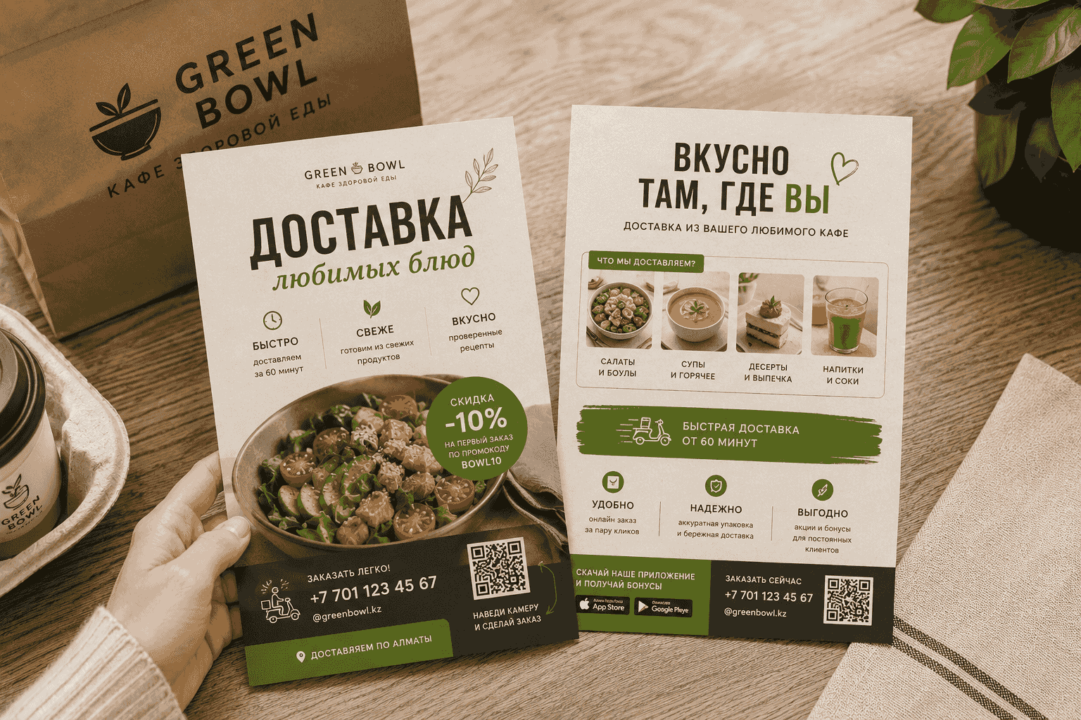 Листовки для доставки