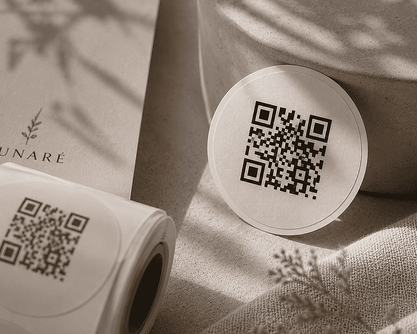 QR наклейки