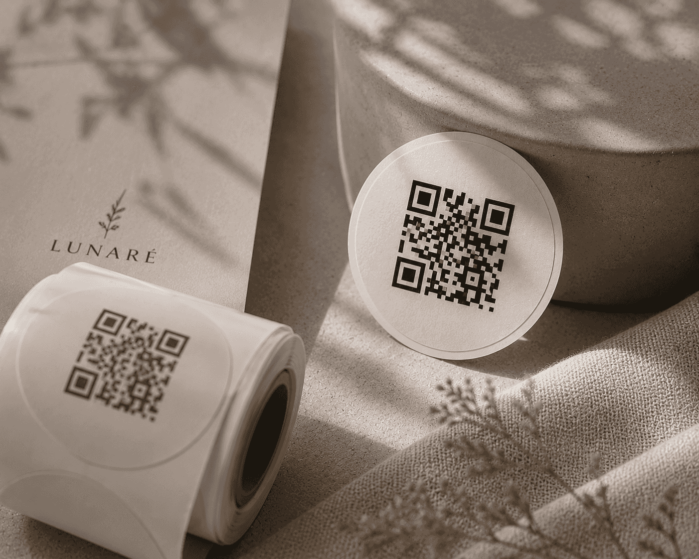 QR наклейки