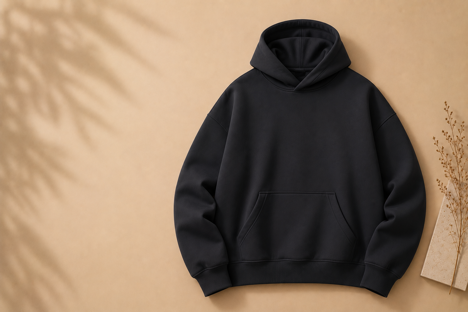 Худи Oversize, плотный футер с начёсом